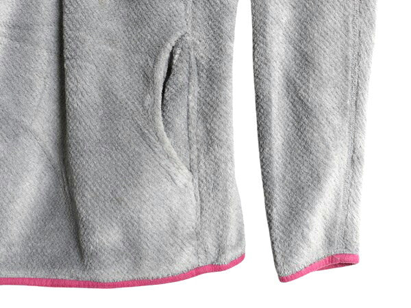 12年製 パタゴニア リツール スナップT フーディ ジャケット レディース S 古着 Patagonia フリース ジャンパー フード アウトドア グレー