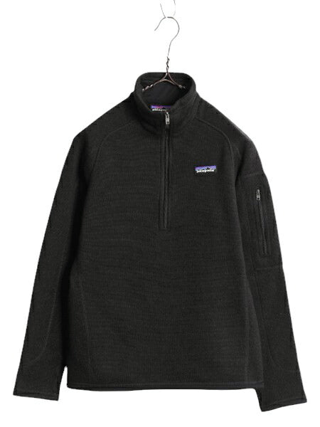 17年製 パタゴニア ベターセーター ハーフジップ レディース S / Patagonia アウトドア フリース ジャケット プルオーバー ジャンパー 黒