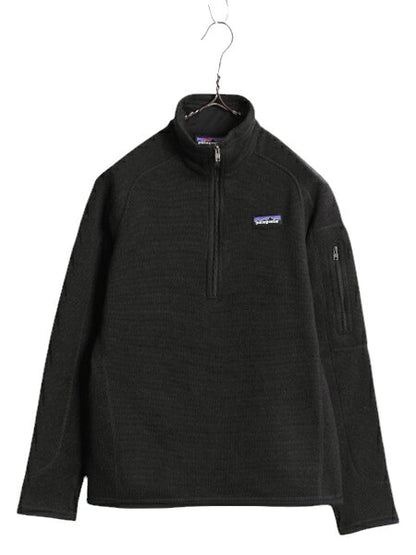 17年製 パタゴニア ベターセーター ハーフジップ レディース S / Patagonia アウトドア フリース ジャケット プルオーバー ジャンパー 黒