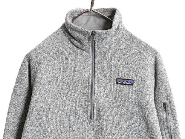 18年製 パタゴニア ベターセーター ハーフジップ レディース М 古着 Patagonia アウトドア フリース ジャケット プルオーバー ジャンパー