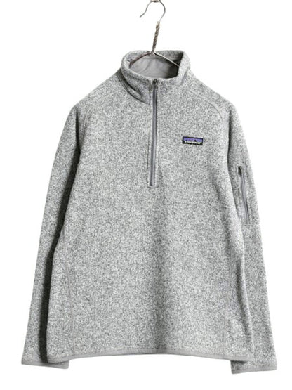 18年製 パタゴニア ベターセーター ハーフジップ レディース М 古着 Patagonia アウトドア フリース ジャケット プルオーバー ジャンパー
