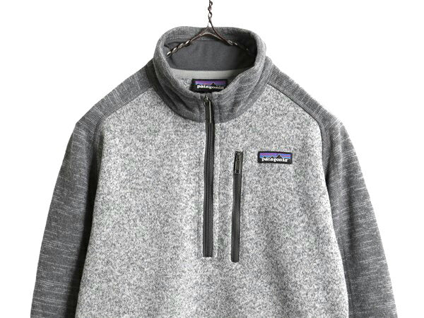18年製 パタゴニア ベターセーター ハーフジップ メンズ M / Patagonia アウトドア フリース ジャケット プルオーバー ハイネック ツートン
