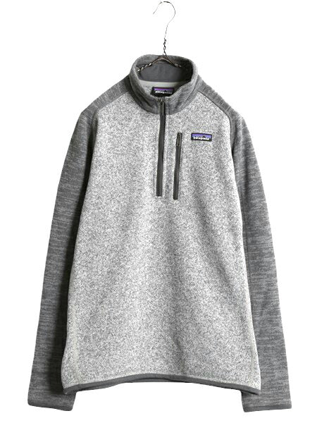 18年製 パタゴニア ベターセーター ハーフジップ メンズ M / Patagonia アウトドア フリース ジャケット プルオーバー ハイネック ツートン