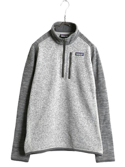 18年製 パタゴニア ベターセーター ハーフジップ メンズ M / Patagonia アウトドア フリース ジャケット プルオーバー ハイネック ツートン