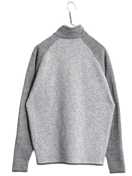 18年製 パタゴニア ベターセーター ハーフジップ メンズ M Patagonia アウトドア フリース ジャケット プルオーバー ハイネック ツートン