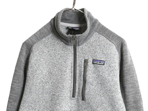 18年製 パタゴニア ベターセーター ハーフジップ メンズ M Patagonia アウトドア フリース ジャケット プルオーバー ハイネック ツートン