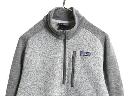 18年製 パタゴニア ベターセーター ハーフジップ メンズ M Patagonia アウトドア フリース ジャケット プルオーバー ハイネック ツートン