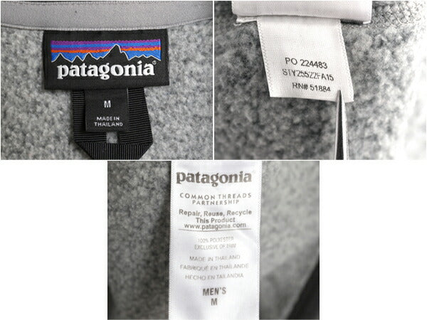 15年製 パタゴニア ベターセーター ハーフジップ メンズ M / Patagonia アウトドア フリース ジャケット プルオーバー ハイネック ツートン