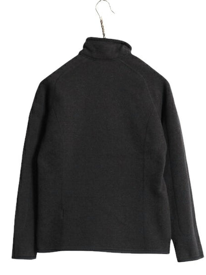 16年製 パタゴニア ベターセーター ハーフジップ レディース S 古着 Patagonia アウトドア フリース ジャケット プルオーバー ブルゾン 黒