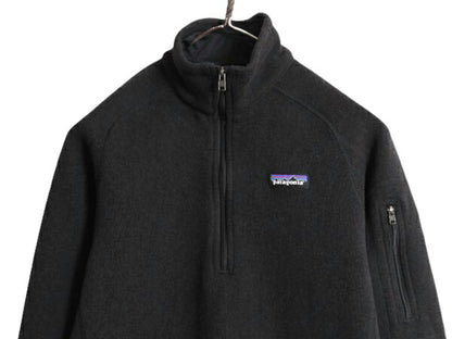 16年製 パタゴニア ベターセーター ハーフジップ レディース S 古着 Patagonia アウトドア フリース ジャケット プルオーバー ブルゾン 黒