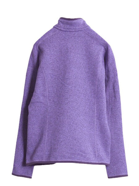 14年製 パタゴニア ベターセーター ハーフジップ レディース S 古着 Patagonia アウトドア フリース ジャケット プルオーバー ブルゾン 紫