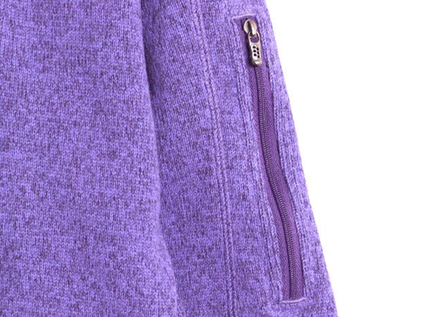 14年製 パタゴニア ベターセーター ハーフジップ レディース S 古着 Patagonia アウトドア フリース ジャケット プルオーバー ブルゾン 紫