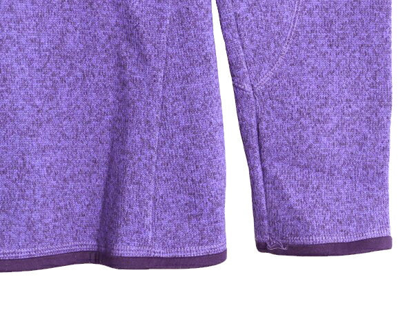 14年製 パタゴニア ベターセーター ハーフジップ レディース S 古着 Patagonia アウトドア フリース ジャケット プルオーバー ブルゾン 紫