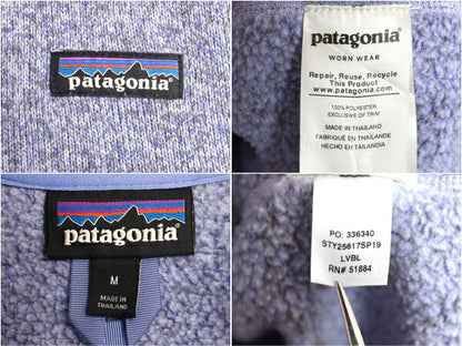 19年製 パタゴニア ベターセーター ハーフジップ レディース М 古着 Patagonia アウトドア フリース ジャケット プルオーバー ジャンパー
