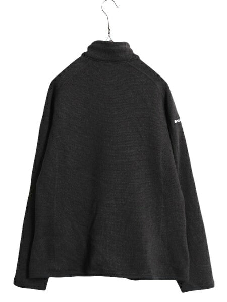 18年製 パタゴニア ベターセーター ジャケット レディース L / Patagonia フリース ニット フルジップ ブルゾン ハイネック 企業 ブラック