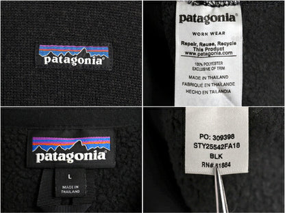 18年製 パタゴニア ベターセーター ジャケット レディース L / Patagonia フリース ニット フルジップ ブルゾン ハイネック 企業 ブラック