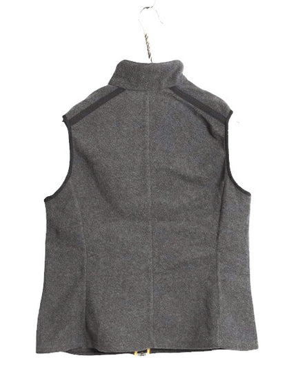 00s USA製 00年製 パタゴニア シンチラ フリース ベスト レディース L 古着 Patagonia アウトドア フルジップ 重ね着 前開き ハイネック 灰