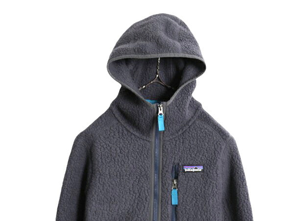 17年製 パタゴニア レトロ パイル フーディ ジャケット レディース XS / Patagonia フルジップ フリース パーカー ジャンパー アウトドア
