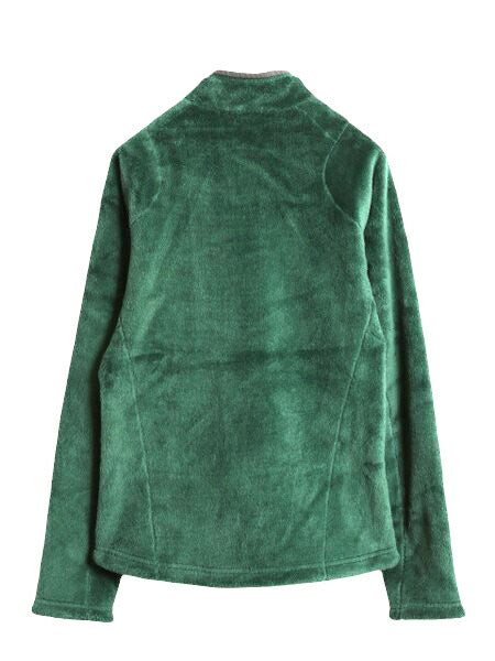 14年製 パタゴニア R4 ジャケット メンズ M 古着 Patagonia フルジップ 毛足 フリース アウトドア ブルゾン ハイネック レギュレーター 緑