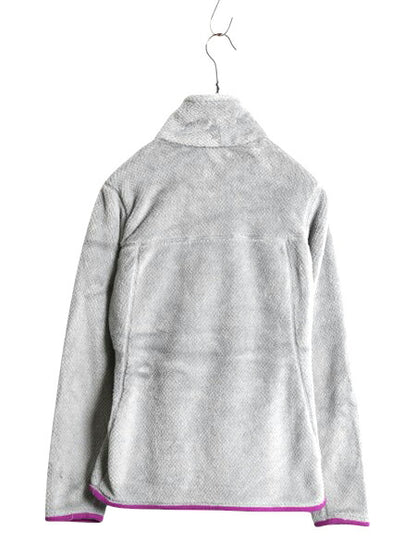 14年製 パタゴニア リツール スナップT プルオーバー ジャケット レディース XS / Patagonia フリース アウトドア ブルゾン ハイネック 灰