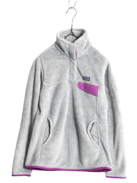 14年製 パタゴニア リツール スナップT プルオーバー ジャケット レディース XS / Patagonia フリース アウトドア ブルゾン ハイネック 灰