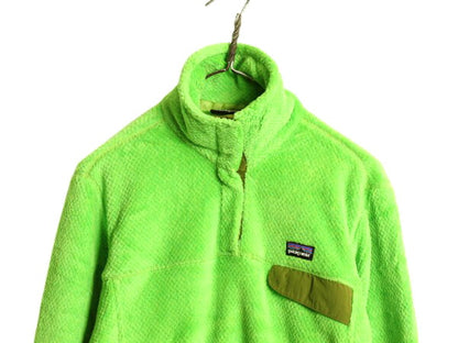13年製 パタゴニア リツール スナップT プルオーバー ジャケット レディース M 古着 Patagonia フリース アウトドア ブルゾン ハイネック