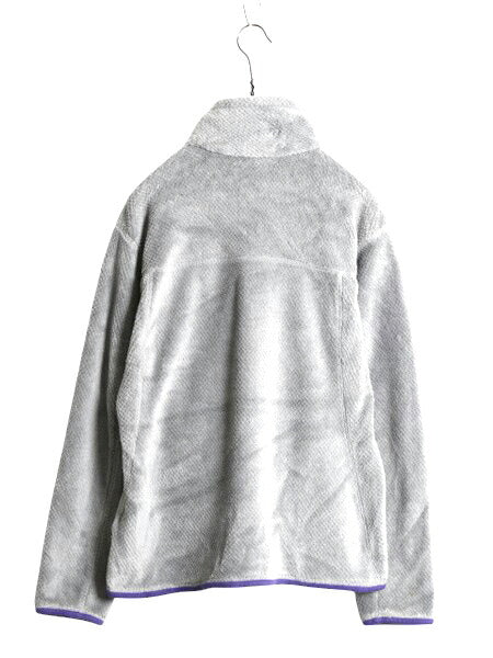 15年製 パタゴニア リツール スナップT プルオーバー ジャケット レディース L / Patagonia フリース アウトドア ブルゾン ハイネック 灰