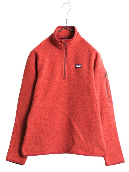 14年製 パタゴニア ベターセーター ハーフジップ レディース S 古着 Patagonia アウトドア フリース ジャケット プルオーバー ブルゾン 赤