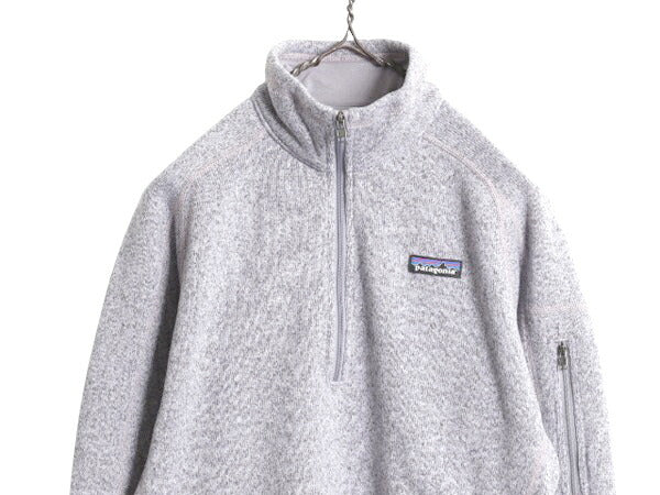 18年製 パタゴニア ベターセーター ハーフジップ レディース М 古着 Patagonia アウトドア フリース ジャケット プルオーバー ジャンパー