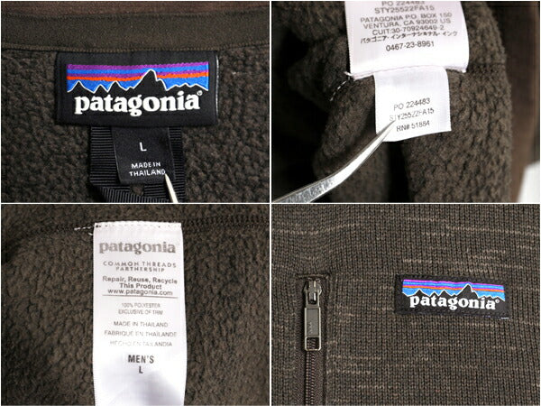 15年製 パタゴニア ベターセーター ハーフジップ メンズ L / Patagonia アウトドア フリース ジャケット プルオーバー ブルゾン ハイネック