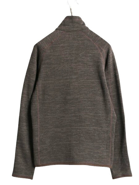 18年製 パタゴニア ベターセーター ジャケット メンズ S / 古着 Patagonia アウトドア フリース ニット フルジップ ブルゾン ハイネック 茶