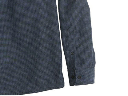 エルエルビーン 千鳥格子 チェック 長袖 シャツ メンズ XL / 大きいサイズ シンプル ゆったり ポケット付き ヘビーウェイト ポリエステル