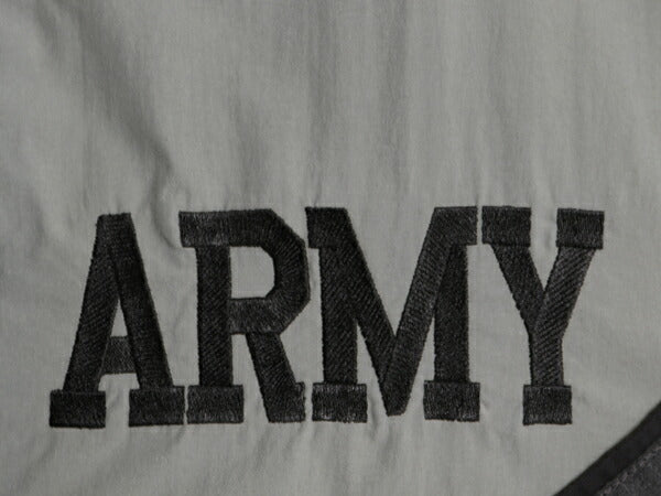 90s 米軍実物 US ARMY ナイロン トレーニング ジャケット SMALL SHORT 99年製 オールド ミリタリー IPFU 軍物 ブルゾン ジャンパー グレー