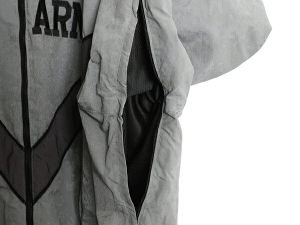 00s 米軍実物 US ARMY ACU 迷彩 リフレクター ナイロン トレーニング ジャケット MEDIUM REGULAR / 05年製 オールド ミリタリー IPFU 軍物