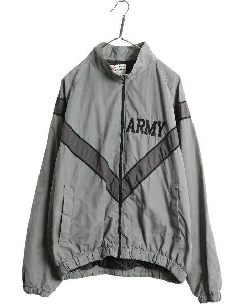 00s 米軍実物 US ARMY ACU 迷彩 リフレクター ナイロン トレーニング ジャケット MEDIUM REGULAR / 05年製 オールド ミリタリー IPFU 軍物