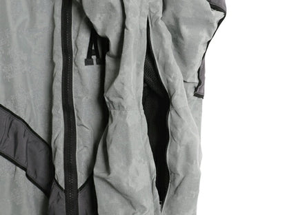 米軍実物 US ARMY ACU 迷彩 リフレクター ナイロン トレーニング ジャケット MEDIUM REGULAR / 古着 09年製 ミリタリー ブルゾン IPFU 軍物