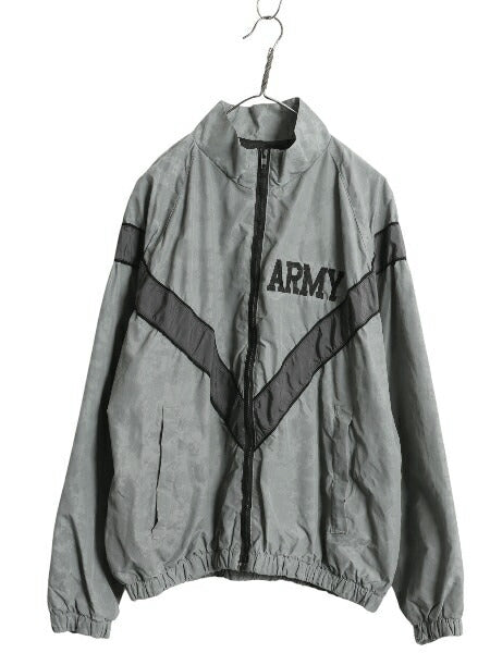 米軍実物 US ARMY ACU 迷彩 リフレクター ナイロン トレーニング ジャケット MEDIUM REGULAR / 古着 09年製 ミリタリー ブルゾン IPFU 軍物