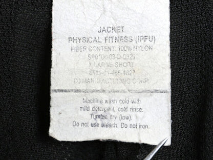 00s 米軍実物 US ARMY ナイロン トレーニング ジャケット X-LARGE SHORT / 03年製 オールド ミリタリー IPFU 軍物 大きいサイズ ジャンパー