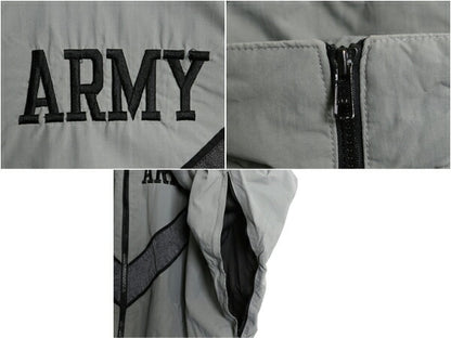 00s 米軍実物 US ARMY ナイロン トレーニング ジャケット X-LARGE SHORT / 03年製 オールド ミリタリー IPFU 軍物 大きいサイズ ジャンパー