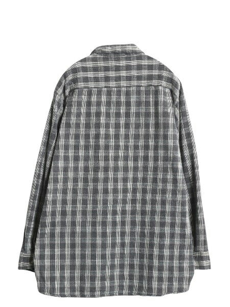 90s ファイブブラザー チェック 長袖 ボタンダウン フランネル シャツ メンズ XL / オールド 長袖シャツ ネルシャツ コットン 大きいサイズ