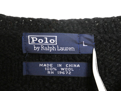 90s ★ ポロ ラルフローレン ウール ニット セーター メンズ S 程/ オールド タータン チェック フェアアイル ノルディック マルチカラー