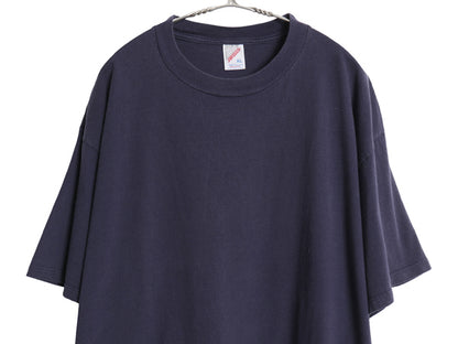 90s USA製 ジャージーズ 無地 半袖 Tシャツ メンズ XL / オールド ヘビーウェイト コットン カットソー ブランク トップス 大きいサイズ 紺