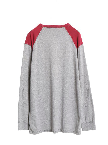 ポロジーンズ ラルフローレン 長袖 Tシャツ メンズ L ポロ ロンT ベースボール ロングスリーブ カットソー ワンポイント ツートン ゆったり