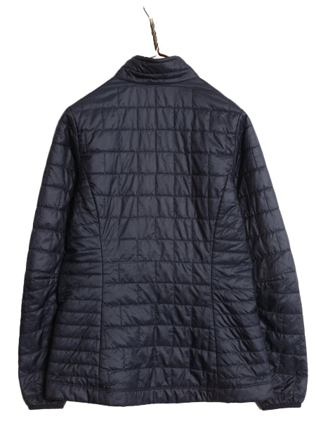 パタゴニア ナノ パフ ジャケット レディース XS アウトドア 17年製 中綿 ナイロン キルティング フルジップ パッカブル ブルゾン 軽量 紺