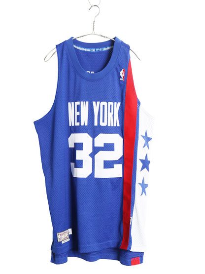 ニューヨーク ネッツ メッシュ タンクトップ メンズ L 大きめ XXXL 程/ NBA オフィシャル アディダス ユニフォーム バスケ 星 大きいサイズ