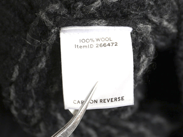 エルエルビーン シグネチャー バースアイ ニット セーター メンズ L アウトドア ウール ノルディック 総柄 ツートン ブラック 灰 ゆったり