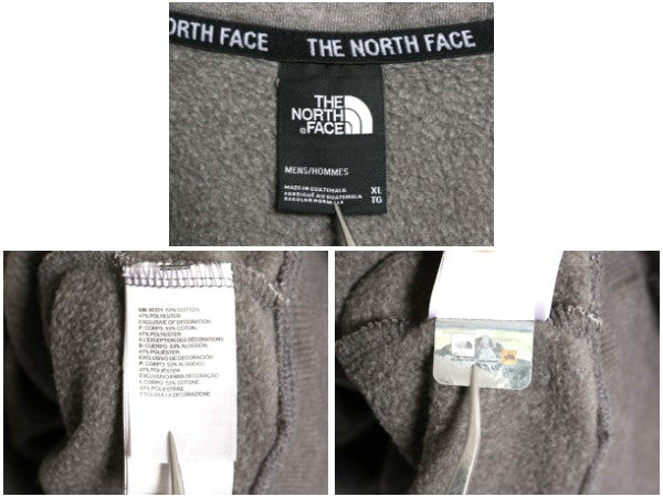 ノースフェイス ハイネック スウェット メンズ XL / アウトドア スナップ トレーナー プルオーバー ワンポイント 裏起毛 大きいサイズ 薄手