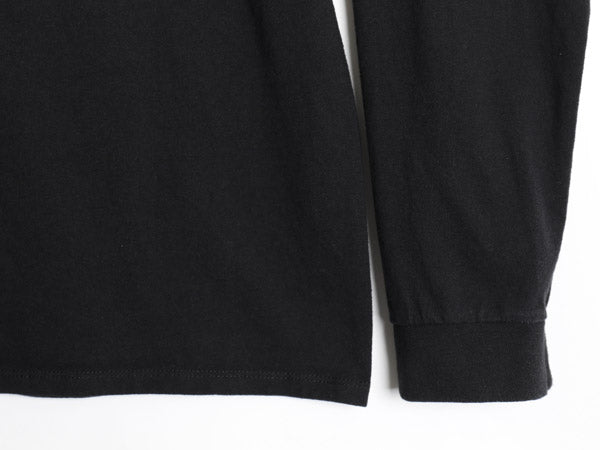 パタゴニア 両面 プリント 長袖 Tシャツ メンズ L 21年製 アウトドア ロンT ロングスリーブ P6 バックプリント ボックスロゴ カットソー 黒