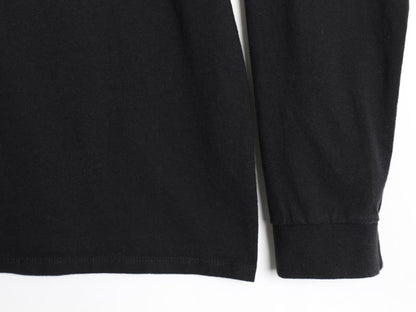 パタゴニア 両面 プリント 長袖 Tシャツ メンズ L 21年製 アウトドア ロンT ロングスリーブ P6 バックプリント ボックスロゴ カットソー 黒
