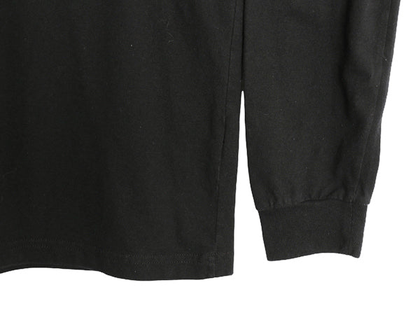 パタゴニア 両面 プリント 長袖 Tシャツ メンズ M 19年製 アウトドア ロンT ロングスリーブ P6 バックプリント ボックスロゴ カットソー 黒